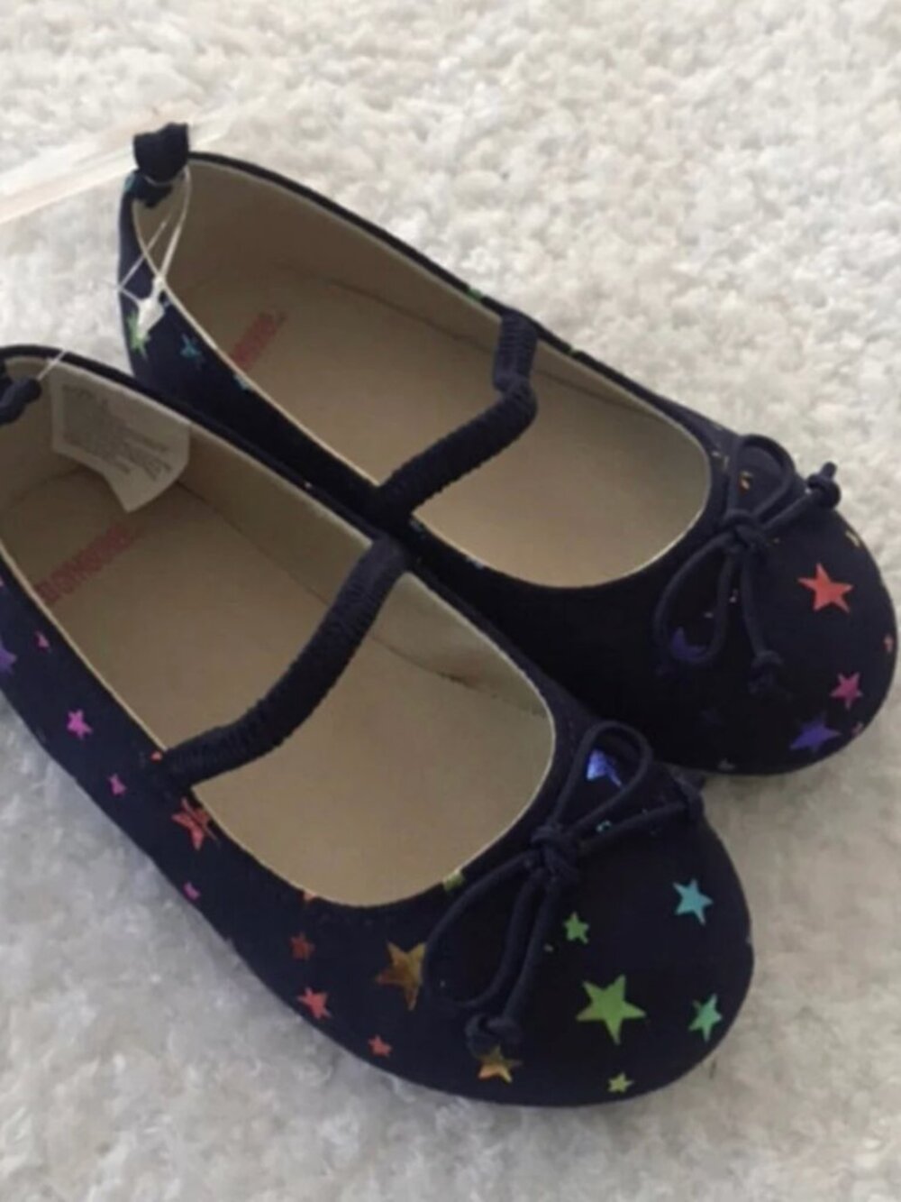 NWT Rainbow Star Mary Jane Shoes Size 7